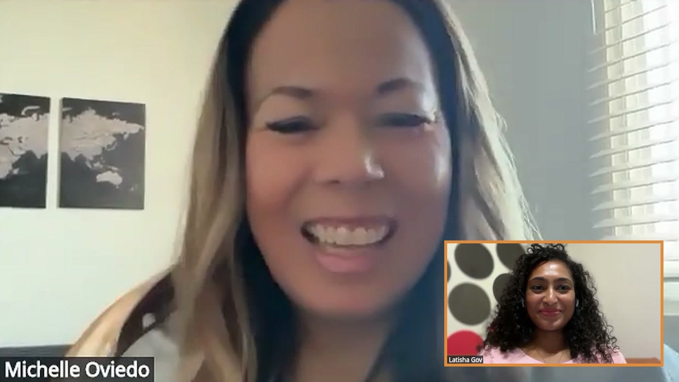Michelle O. in session with Latisha